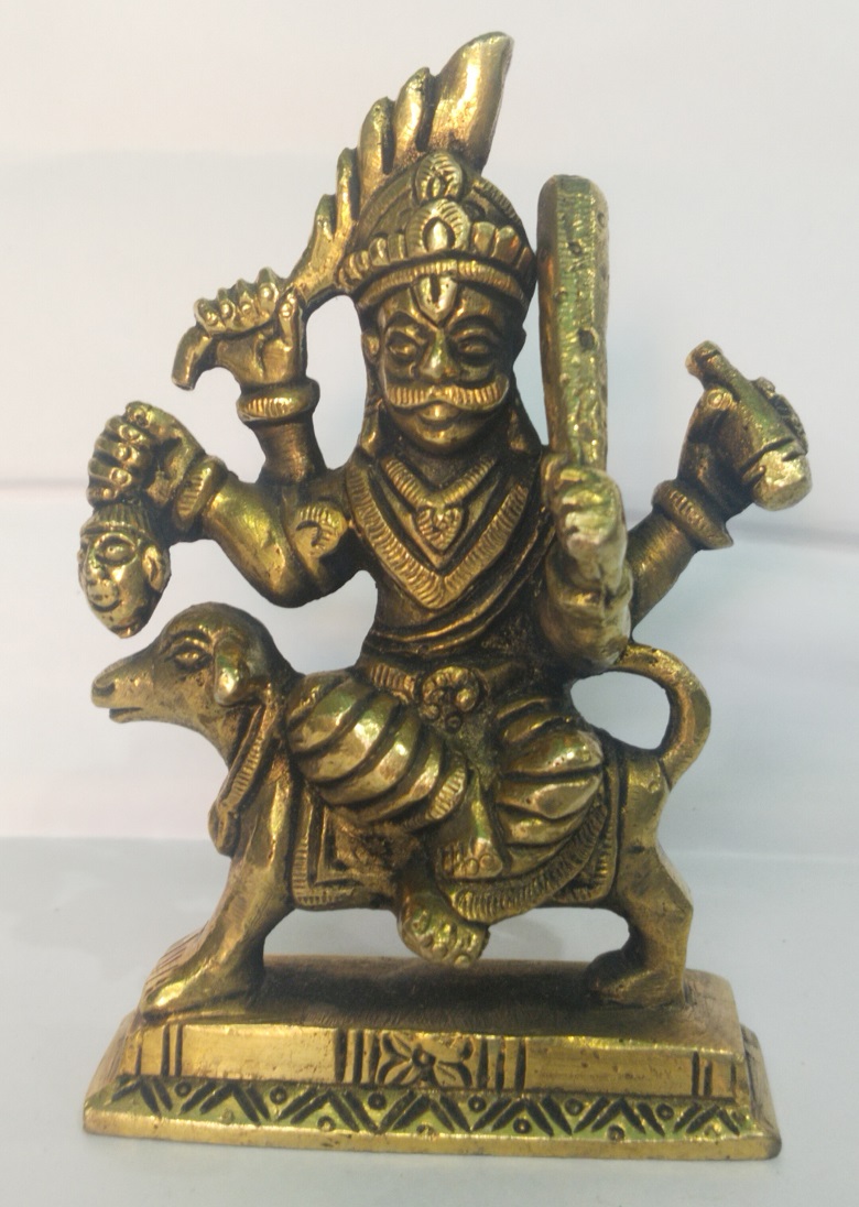 Brass Lord Kaal Bhairav Ji